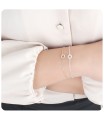 Round Shape with Ferrido Silver Bracelet BRS-174